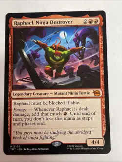 MTG - Raphael, Ninja Destroyer - Teenage Mutant Ninja Turtles#102 Mythic - Image 1