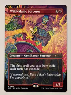*IN HAND* Wild-Magic Sorcerer R 2494 Secret Lair Drop MtG Magic SLD DND NM Mint - Image 1
