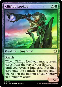 MTG-Clifftop Lookout Bloomburrow(NM-FOIL)#168 - Image 1