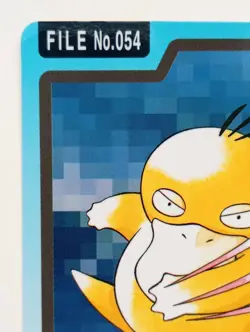 Carddass Psyduck Japanese Pokemon card Nintendo Bandai Rare F/S No. 054 1997 - Image 2