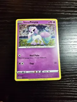 Galarian Ponyta SWSH013 Sword & Shield Black Star Promos Pokemon Card - NM/LP - Image 1