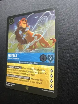 Mufasa - Ruler of Pride Rock 150/204 Shimmering Skies Cold Foil Lorcana Card NM - Image 2