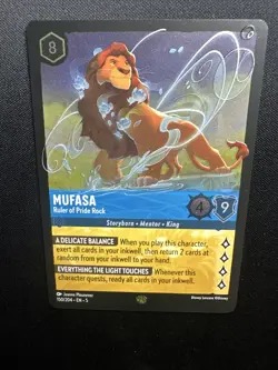 Mufasa - Ruler of Pride Rock 150/204 Shimmering Skies Cold Foil Lorcana Card NM - Image 5