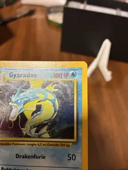 Pokemon TCG Gyarados Holo Rare Card Base Set 6/102, 1st Edition Dutch - Image 3