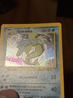 Pokemon TCG Gyarados Holo Rare Card Base Set 6/102, 1st Edition Dutch - Image 5