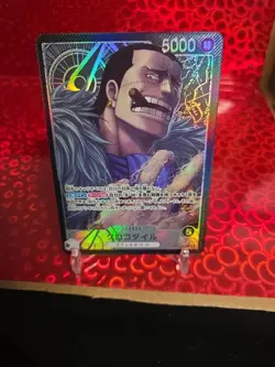 Crocodile Leader Holo One Piece CCG Standard Card 5000 Power Japanese - Image 1