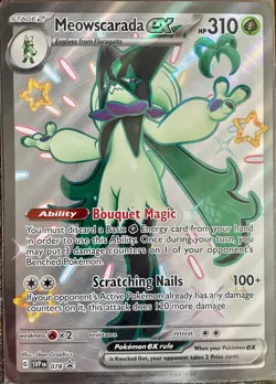 Meowscarada ex - 078 Pokemon Jumbo Card - (14) - Image 1