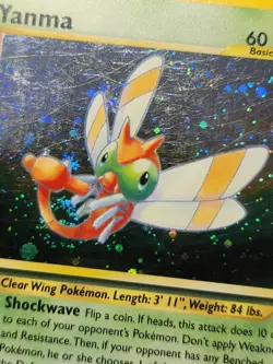 Yanma 17/75 Neo Discovery Holo Tcg Card Game Pokemon Collect Trade Holo Rare - Image 3