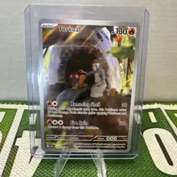 Torkoal 172/167 Illustration Rare Twilight Masquerade TCG Pokemon Card NM - Image 1