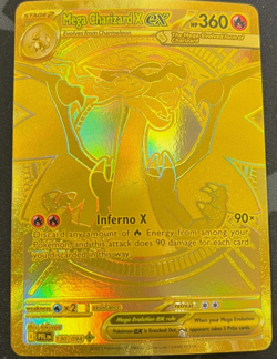 Mega Charizard X ex Pokemon Card (Phantasmal Flames 130/094) Mega Hyper Rare--- - Image 1