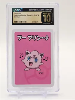 JIGGLYPUFF 2019 POKEMON JAPANESE PLAYING CARDS OLD MAID CGC 10 Q5677 - Image 1