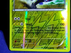 2016 Pokemon Card Luxray 46/122 - Reverse Holo Rare - XY: BREAKPoint - NM- - Image 3
