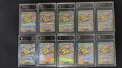 2025 Pokemon Japanese SV8a Pikachu ex TOC 10 Pristine Mint Card lot*10 GL15 - Image 1