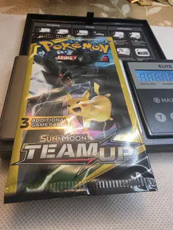 🔥 Pokemon Sun & Moon Team Up Booster Pack – 3 Card Mini Pack – HEAVY 7.81g 💰 - Image 3