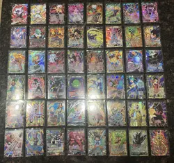 SUPER RARE Foil Lot of 85 Dragon Ball Super Card Game | LP/NM - Image 1