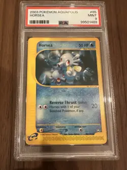 2003 Pokemon Aquapolis Horsea Non-Holo Card #85 PSA 9 MINT - Image 3