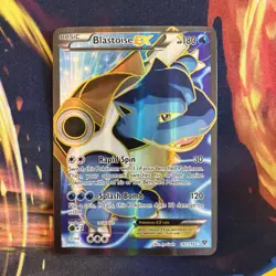 Pokemon TCG Blastoise EX XY Holo Full Art Ultra Rare Card 142/146 - Image 1