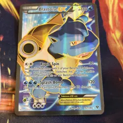 Pokemon TCG Blastoise EX XY Holo Full Art Ultra Rare Card 142/146 - Image 2