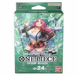 One Piece Card Game Card Game Starter Deck ST-24 Jewellery Bonney Green New - Image 1