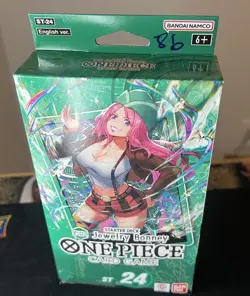One Piece Card Game Card Game Starter Deck ST-24 Jewellery Bonney Green New - Image 2