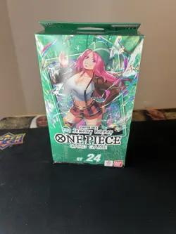One Piece Card Game Card Game Starter Deck ST-24 Jewellery Bonney Green New - Image 4