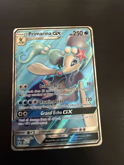Primarina GX SM39 Black Star Promo Sun & Moon Full Art FA Pokemon Card NM - Image 1