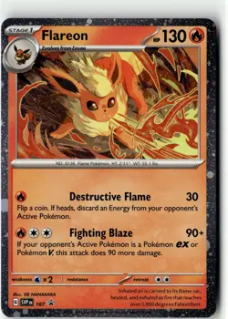 Flareon - (Cosmos Holo) Promo SV: Scarlet & Violet Promo Cards 167 NM - Image 1
