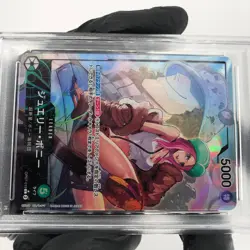 One Piece Card PSA 10 Bonney OP07-019 L Alt Art Parallel Japanese [10] - Image 5