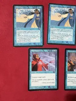 5 Blue Card HP Lot - Ice Age And Tempest - MTG Magic The Gathering Vintage HP - Image 2