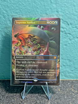 Supreme Verdict (Borderless) Commander: Teenage Mutant Ninja Turtles Foil TMNT - Image 1