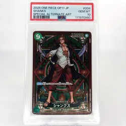 One Piece Card PSA 10 Shanks ST16-004 SR SP Alt Art Japanese [10] - Image 1
