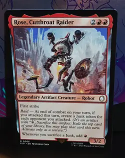 magic the gathering - Rose, Cutthroat Raider - Legendary Artifact Creature - Red - Image 1