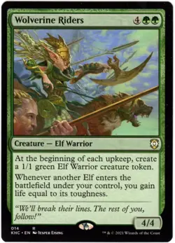 1x Wolverine Riders MTG Kaldheim Commander Lightly Played - Image 1