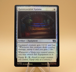Quintessential Katana | 23 | Unc | Foil | TMNT | MTG | Store Promo Eligible - Image 1