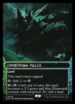 Lumbering Falls Borderless Edge of Eternities MTG - NM+ - Image 1