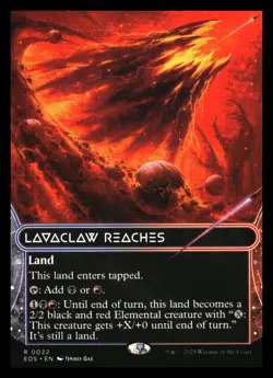 Lavaclaw Reaches Borderless Edge of Eternities MTG - NM+ - Image 1