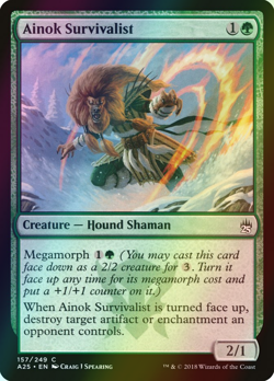 MTG Ainok Survivalist Foil ** Masters 25 ** English (LP) - Image 1