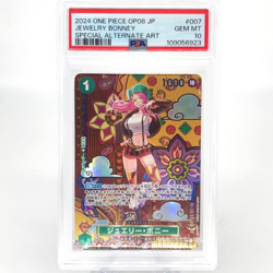 One Piece Card PSA 10 Bonney ST02-007 C SP Parallel Japanese [10] - Image 1