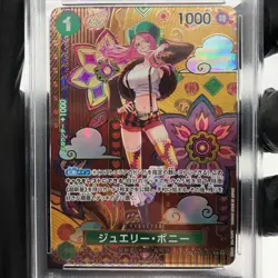 One Piece Card PSA 10 Bonney ST02-007 C SP Parallel Japanese [10] - Image 2