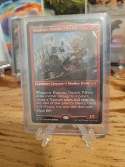 MTG Magic Ragavan Nimble Pilferer Foil Etched March of the Machine Multiverse NM - Image 1