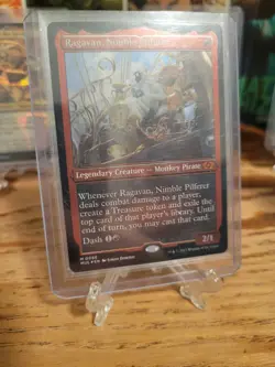 MTG Magic Ragavan Nimble Pilferer Foil Etched March of the Machine Multiverse NM - Image 2