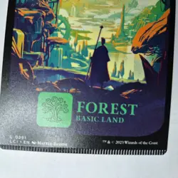 Forest (0291) — The Lost Caverns of Ixalan (LCI) clean crisp crimp error - Image 3