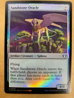 MTG 1x FOIL Sandstone Oracle # 406 Commander Masters Magic the Gathering x1 NM - Image 1