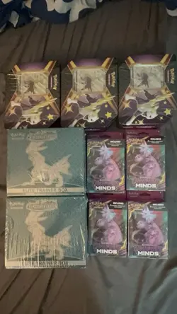 Pokemon Sealed Bulk Lot Shining Fates Crimson Invasion Unified Minds - Image 1