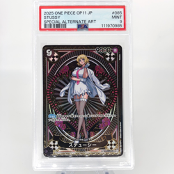 One Piece Card PSA 10 Stussy OP07-085 SR SP Alt Art Japanese [10] - Image 1