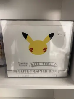 Pokemon Celebrations Elite Trainer Box Pikachu Pokemon TCG - Image 1