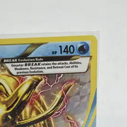 Omastar BREAK 19/124 Fates Collide NM Ultra Rare Pokemon Card - Image 3