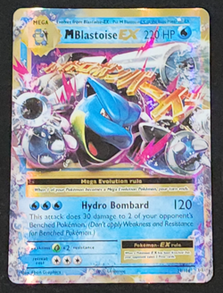 Pokemon TCG Mega M Blastoise EX 2016 XY Evolutions Card 22/108 NM - Image 1
