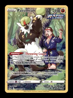 PASSIMIAN TG08/TG30 HOLO SILVER TEMPEST TRAINER GALLERY POKEMON NM/M - Image 1