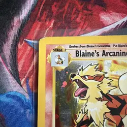Pokemon TCG Blaine's Arcanine Gym Challenge 1 Holo Unlimited Holo Rare - Image 2
